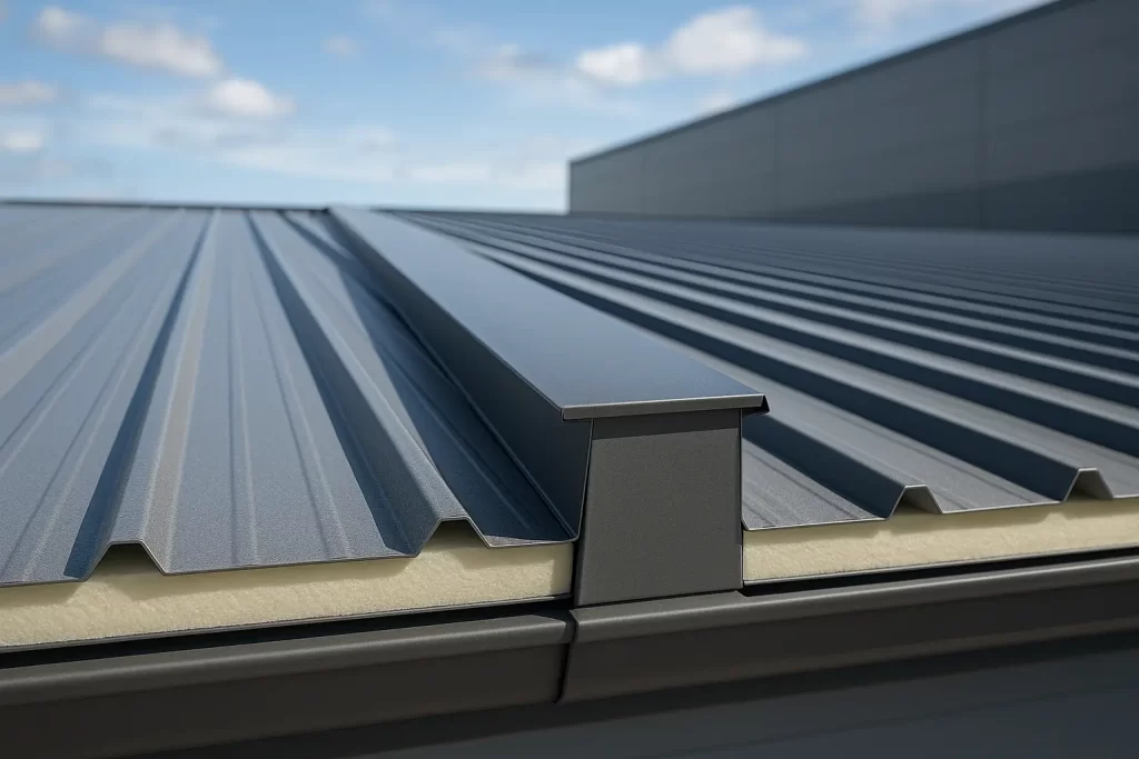 Por qué elegir panel sándwich tapajuntas en cubiertas metálicas con unión protegida y acabado sin tornillos