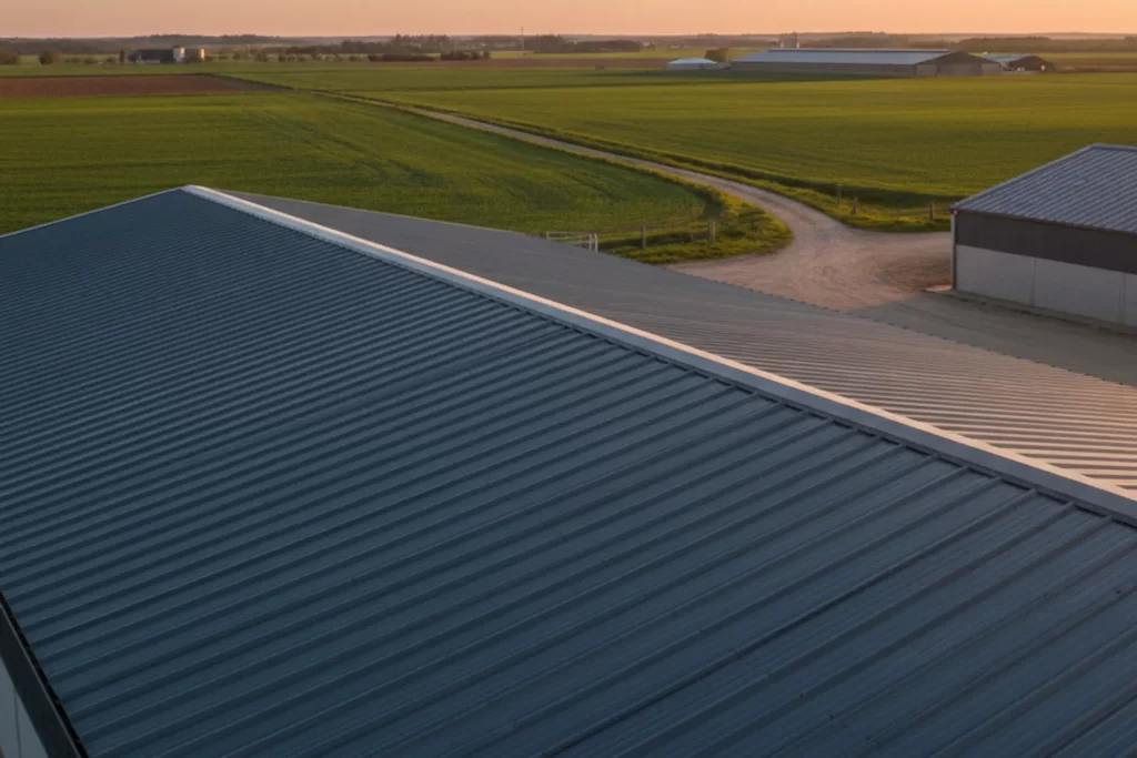 cubierta de nave agrícola