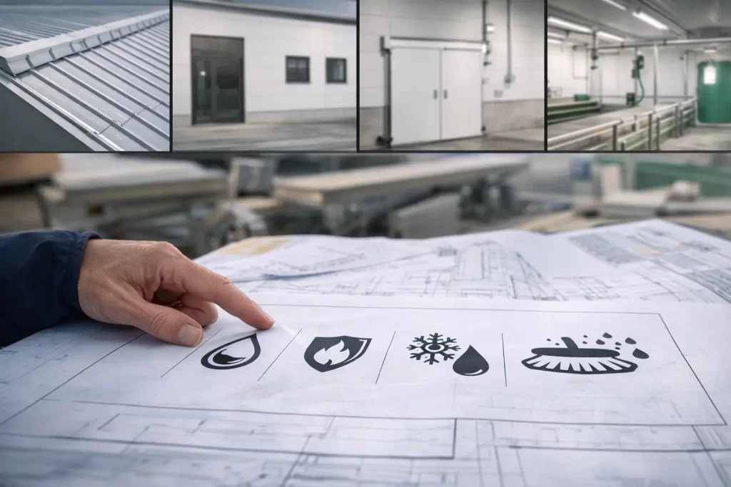 tendencias en panel sándwich por aplicaciones (cubierta, fachada, frigorífico y agro)
