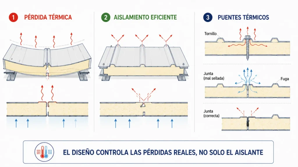influencia del diseño del panel sándwich 3 grecas en el aislamiento térmico