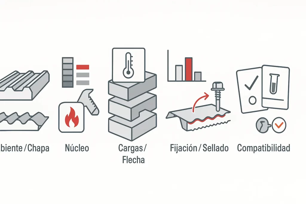 mejores prácticas para seleccionar el panel sándwich adecuado