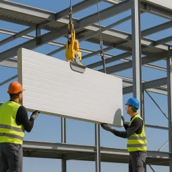 operarios seleccionan espesor fino para climas benignos