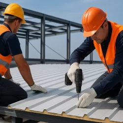 cómo fijar paneles sándwich