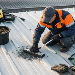 mantenimiento del panel sándwich en cubierta con revisión preventiva